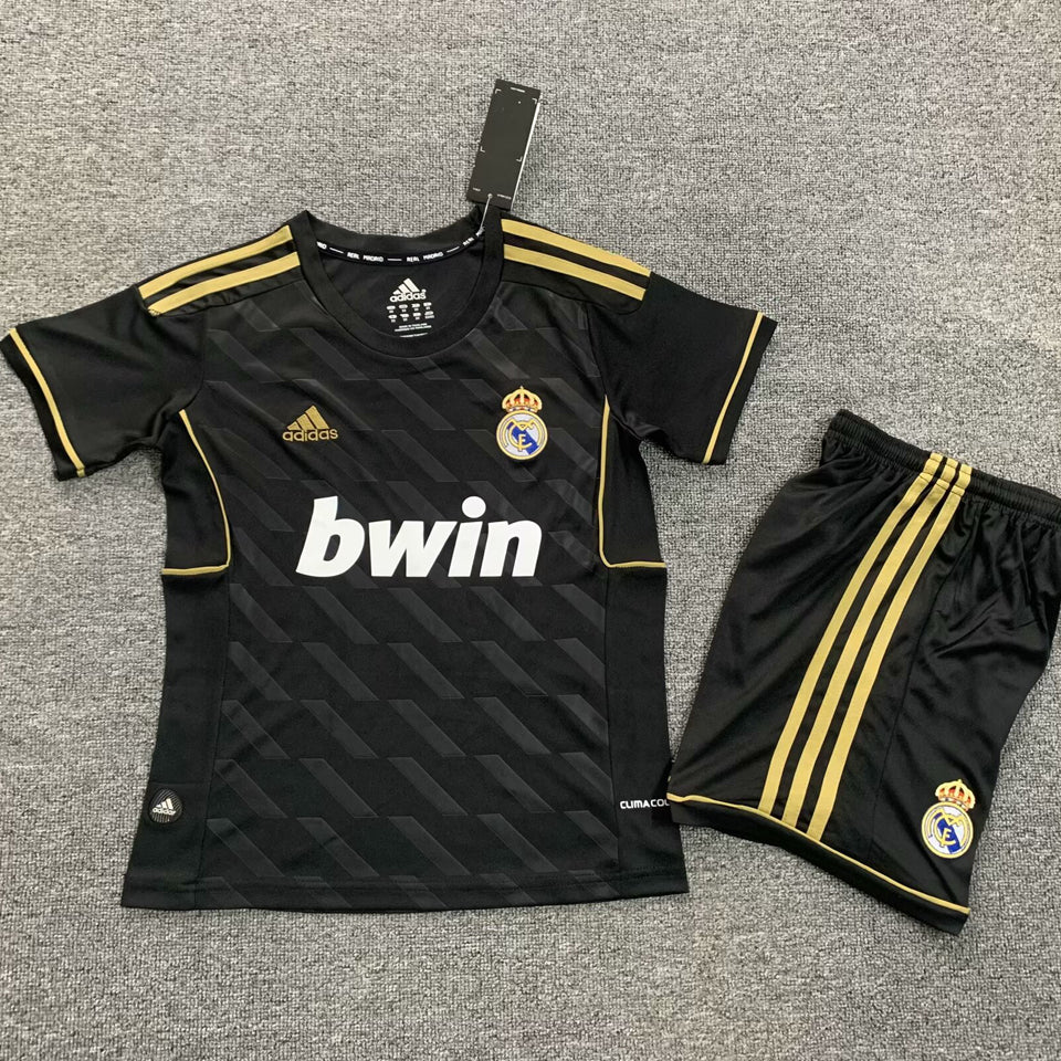jersey 2011/12 real madrid visitante manga corta niño retro