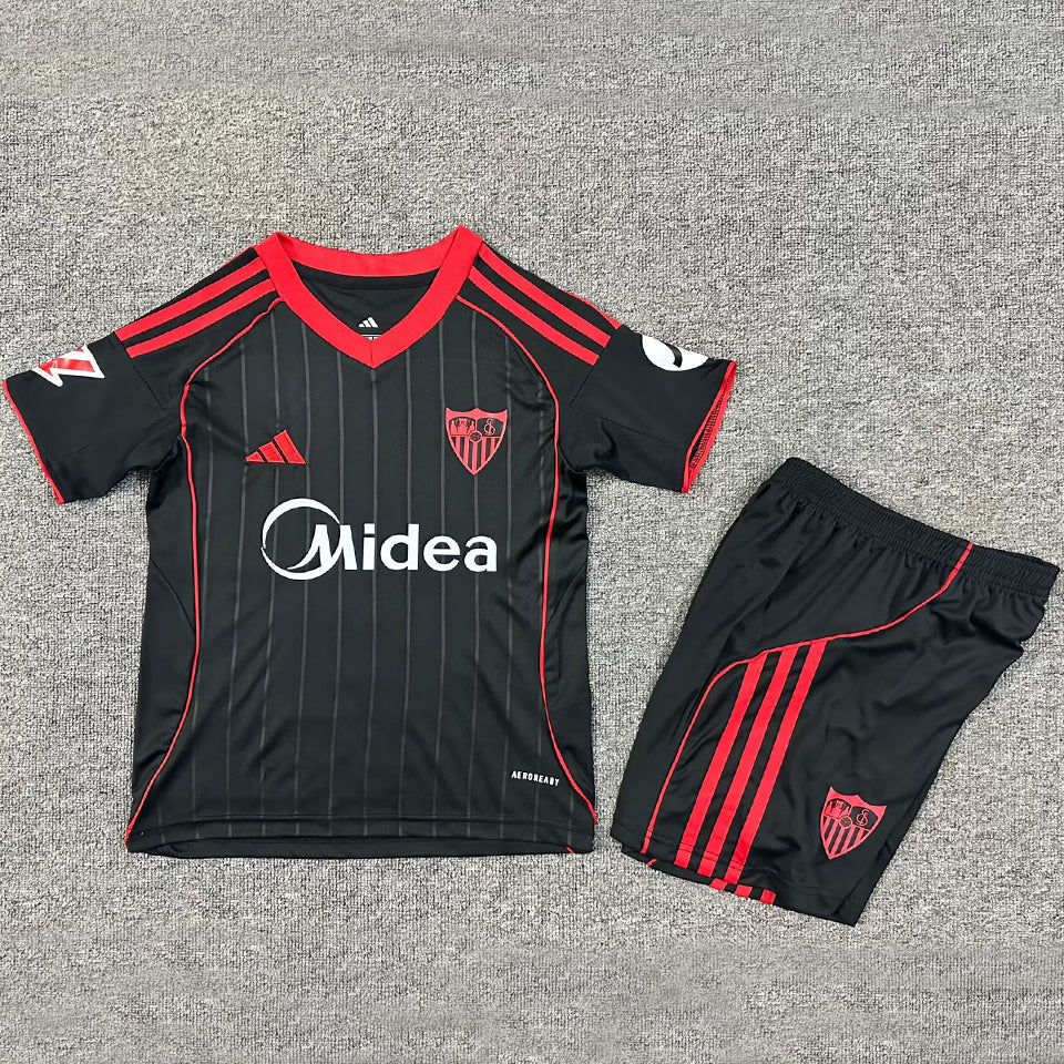 Jersey 2025/26 Sevilla FC Tercero Manga corta Niño