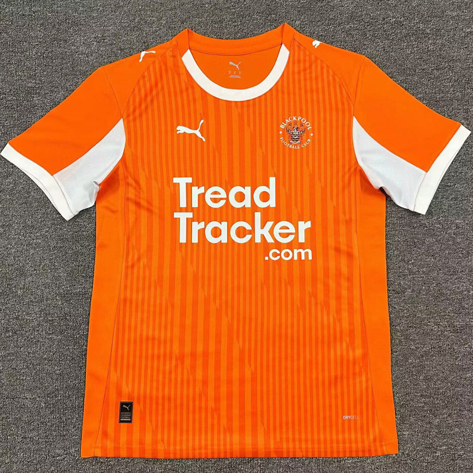 Jersey 2025/26 Blackpool Local Manga corta Versión Fan