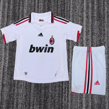 Jersey 2009/2010 AC Milan Visitante Manga corta Niño Retro