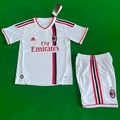 Jersey 2011/2012 AC Milan Visitante Manga corta Niño Retro