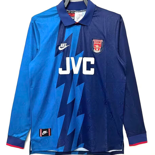 Jersey 1995 Arsenal Visitante Manga larga Versión Fan Retro