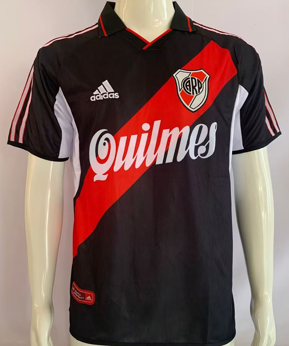 jersey 2000/2001 river plate tercero manga corta versión fan retro