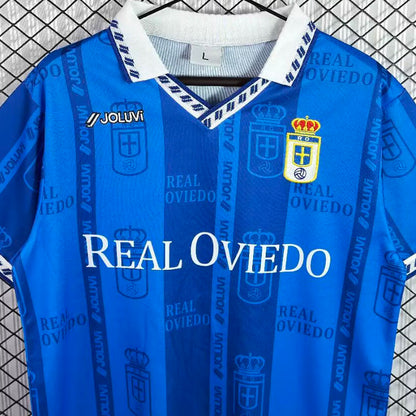 Jersey 1997/1998 Real Oviedo Local Manga corta Versión Fan Retro