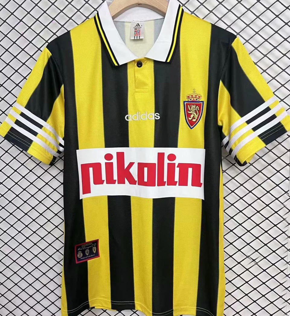 jersey 1995/96 zaragoza tercero manga corta versión fan retro