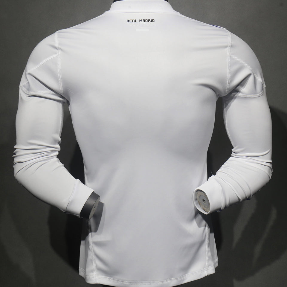 jersey 2010/11 real madrid local manga larga versión jugador retro