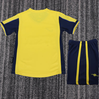 Jersey 2000/2001 Arsenal Visitante Manga corta Niño Retro