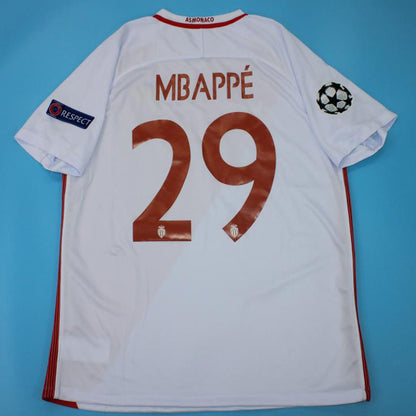 Jersey 2016/17 Monaco Local Manga corta Versión Fan Retro