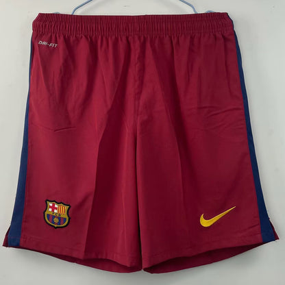 2015/16 Barcelona Local Versión Fan Shorts/ Pantalones Retro