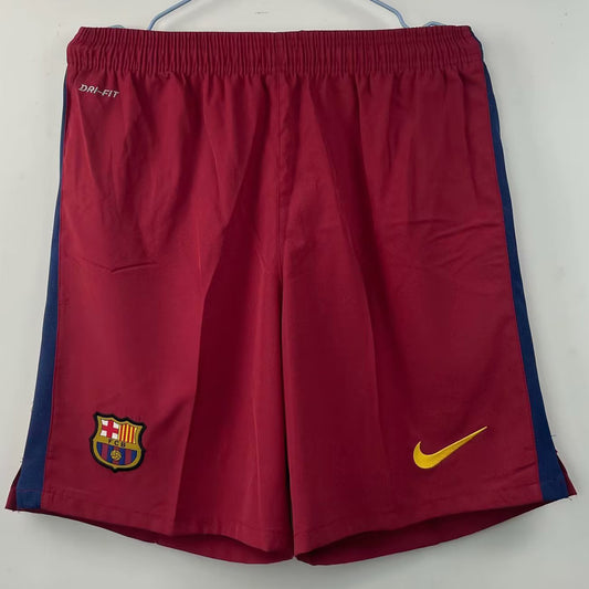 2015/16 Barcelona Local Versión Fan Shorts/ Pantalones Retro