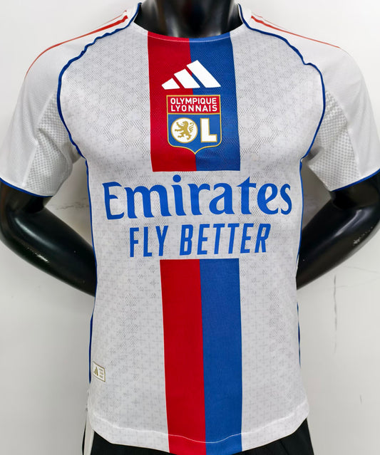 Jersey 2025/26 Lyon Local Manga corta Versión Jugador