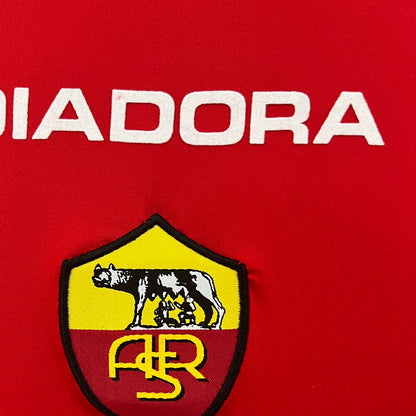 Jersey 2004/05 Roma Local Manga corta Versión Fan Retro