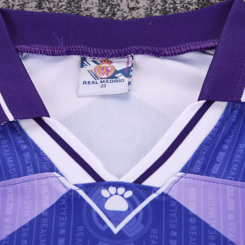 jersey 1966/97 real madrid visitante manga corta niño retro