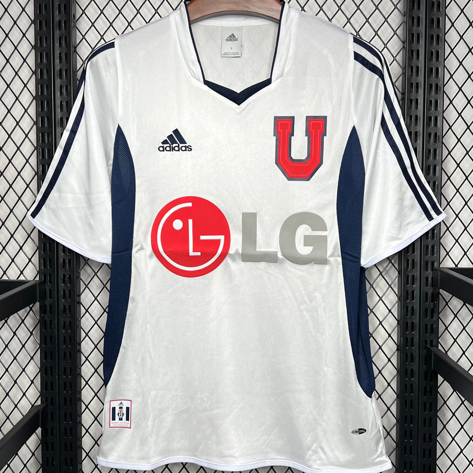 jersey 2003 universidad de chile visitante manga corta versión fan retro