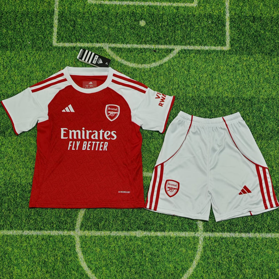 jersey 2025/26 arsenal local manga corta niño
