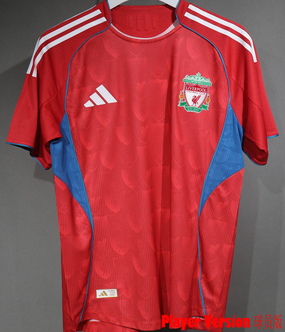 Jersey 2025/26 Liverpool Especial Manga corta Versión Jugador Retro