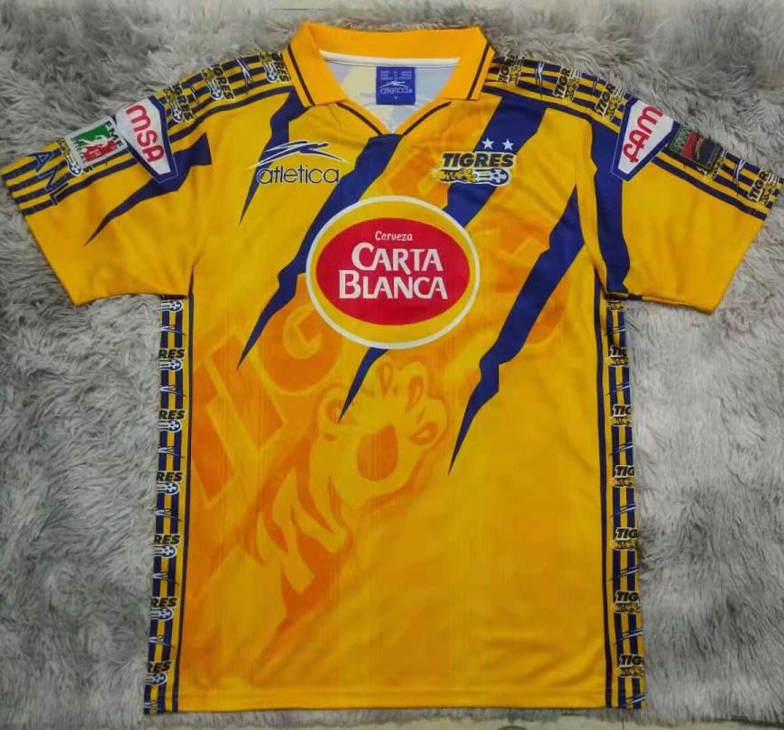 jersey 1997/98 tigres especial manga corta versión fan retro