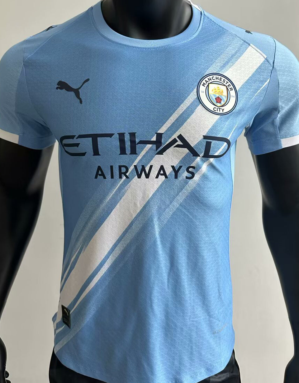 Jersey 2025/26 Manchester City Local Manga corta Versión Jugador