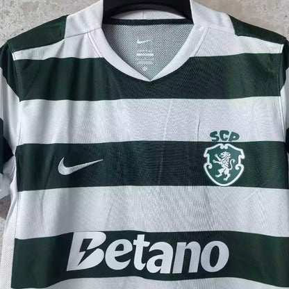 Jersey 2026/27 Sporting Lisbon Local Manga corta Versión Fan