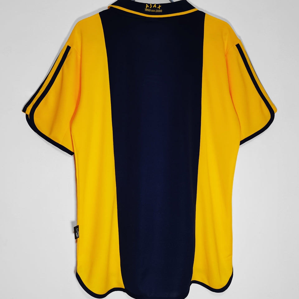 jersey 2000/01 ajax visitante manga corta versión fan retro