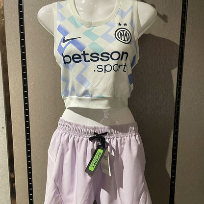 Jersey 2025/26 Inter Milan Visitante Manga corta Mujer