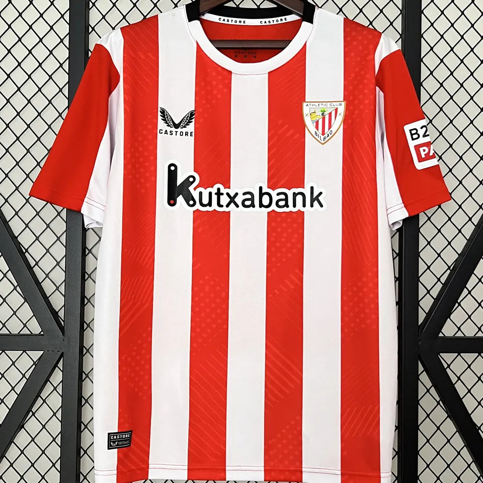 Jersey 2024/25 Bilbao AT Local Manga corta Versión Fan