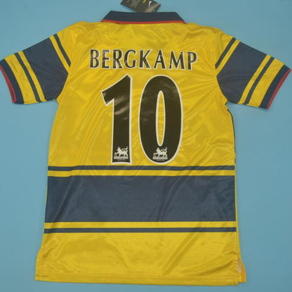 Jersey 1997/1999 Arsenal Visitante Manga corta Versión Fan Retro