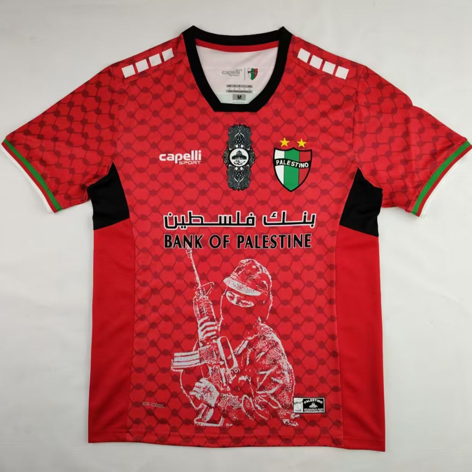 jersey 2024/25 palestino especial manga corta versión fan