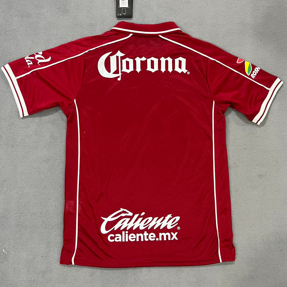 jersey 2026/27 deportivo toluca local manga corta versión fan