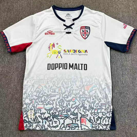 Jersey 2025/26 Cagliari Visitante Manga corta Versión Fan