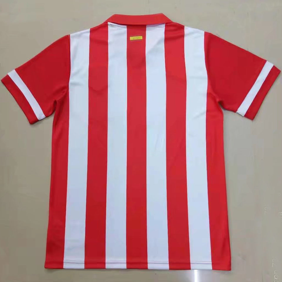 jersey 2013/14 atletico de madrid local manga corta versión fan retro