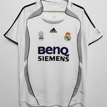Jersey 2006/07 Real Madrid Local Manga corta Versión Fan Retro