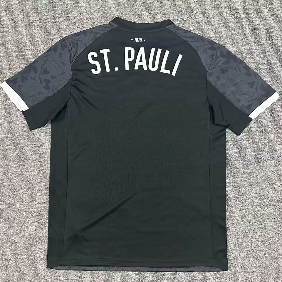 jersey 2025/26 st pauli tercero manga corta versión fan