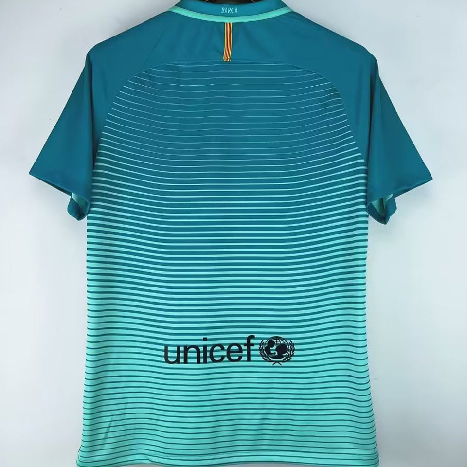 Jersey 2016/17 Barcelona Tercero Manga corta Versión Fan Retro