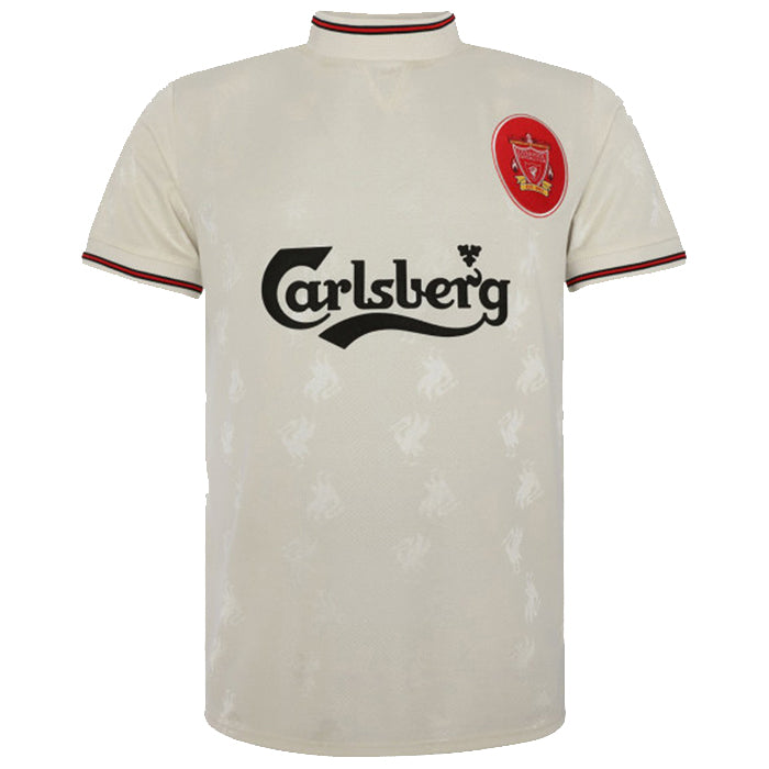 jersey 1996/97 liverpool visitante manga corta versión fan retro