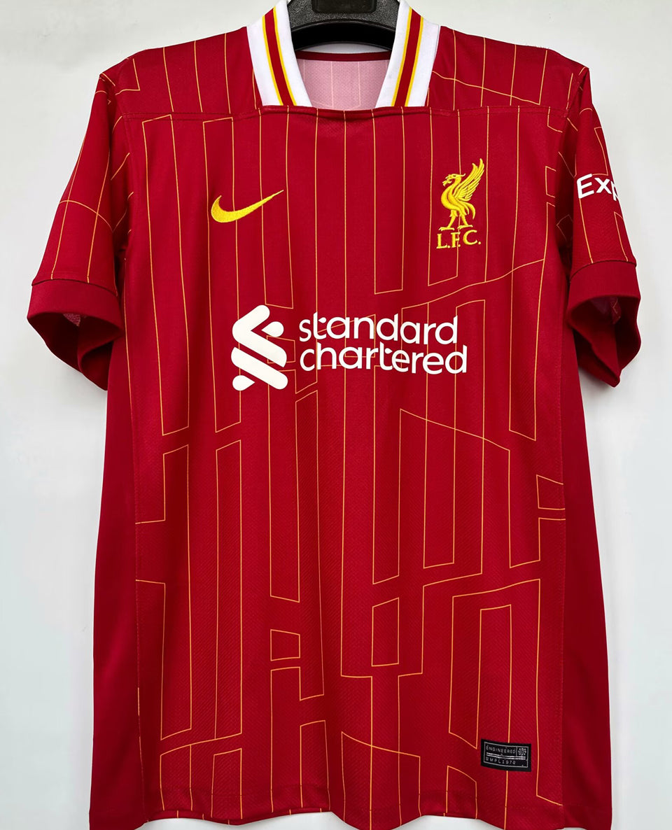 jersey 2024/25 liverpool local manga corta versión fan
