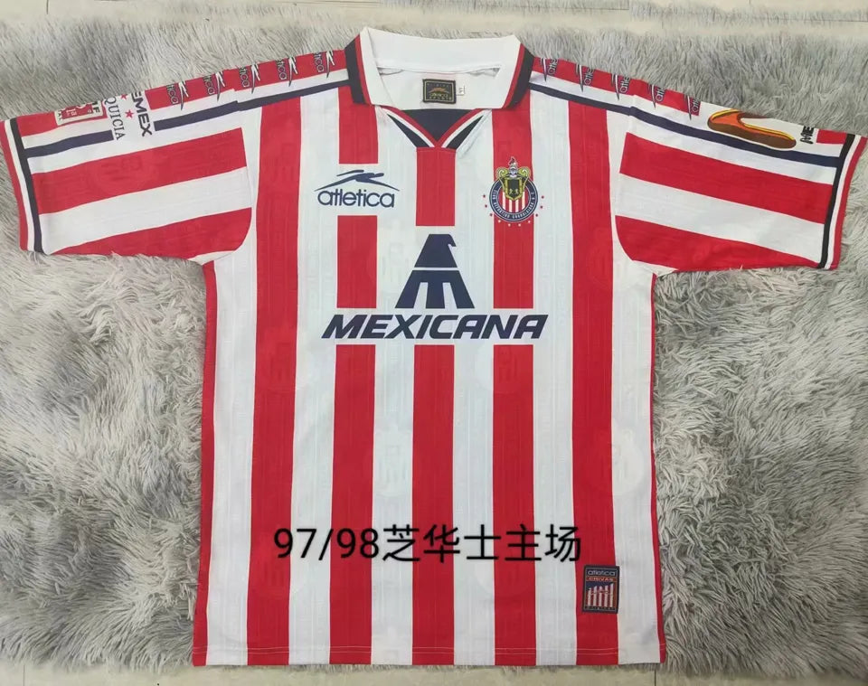 Jersey 1997/98 Chivas Local Manga corta Versión Fan Retro