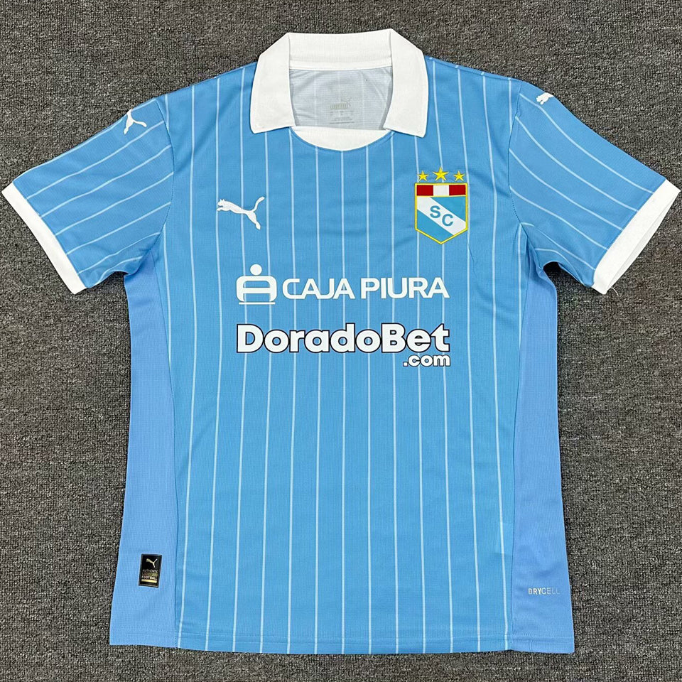 jersey 2025/26 sporting cristal local manga corta versión fan
