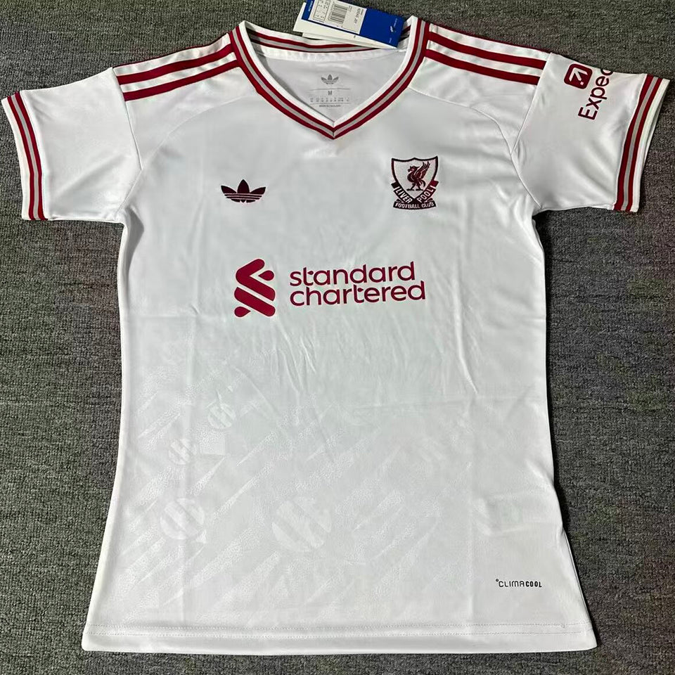 jersey 2026/27 liverpool visitante manga corta mujer