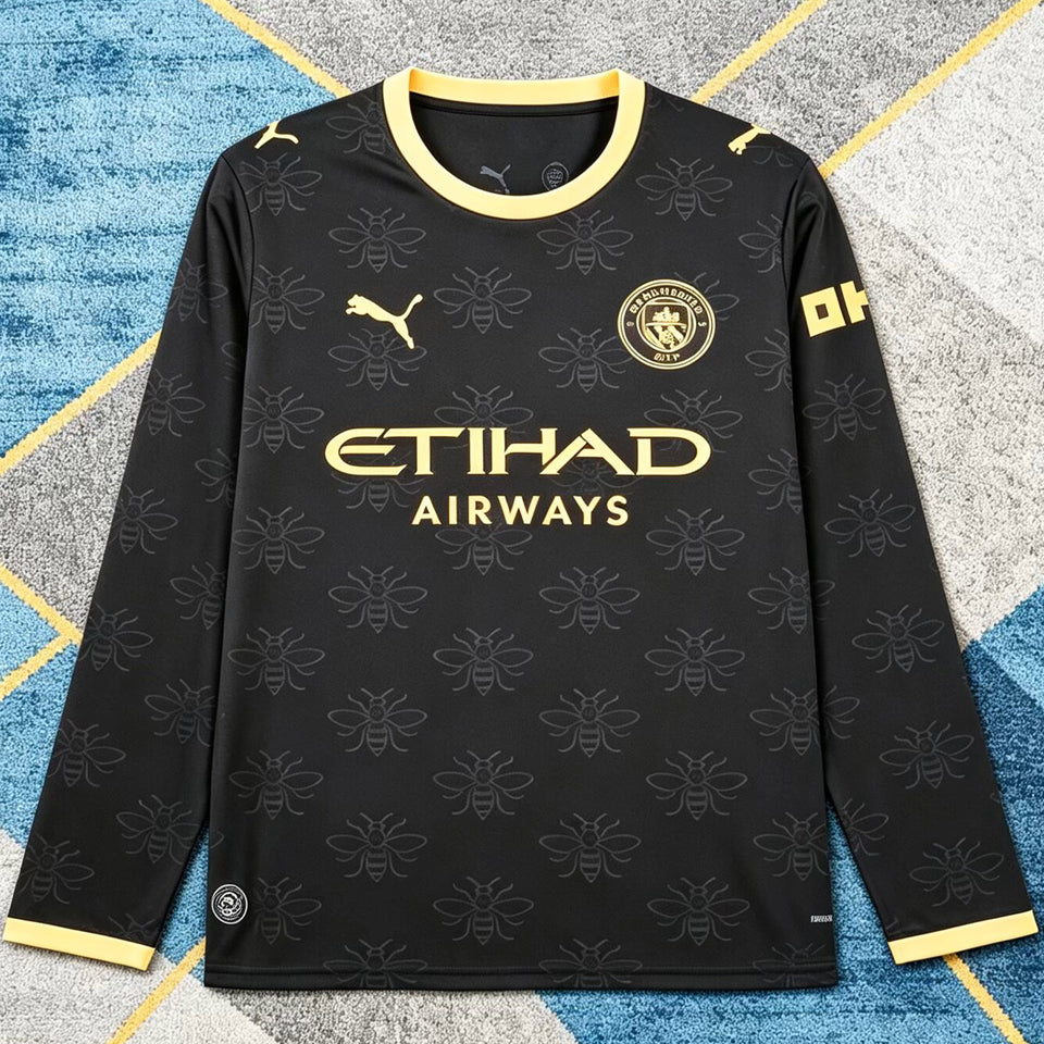 jersey 2026/27 manchester city visitante manga larga versión fan