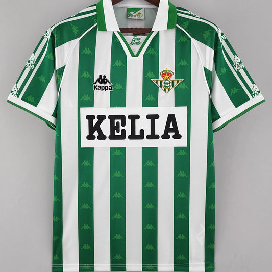 Jersey 1996/97 R BTS Local Manga corta Versión Fan Retro