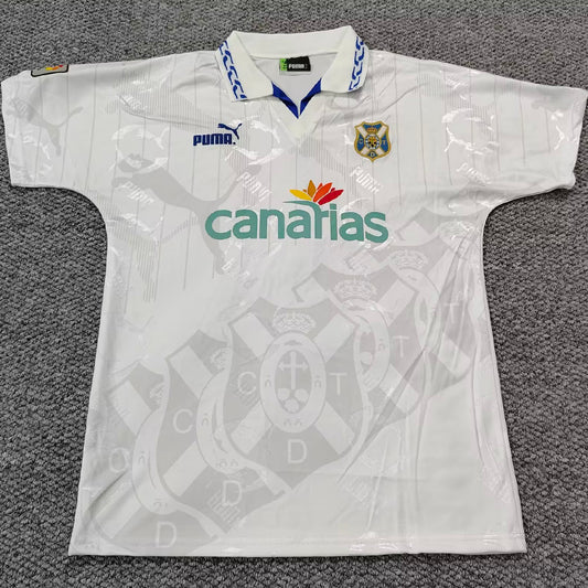 Jersey 1995/1996 Tenerice Local Manga corta Versión Fan Retro