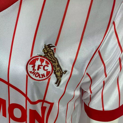 Jersey 1986/87 1. FC Koln Local Manga corta Versión Fan Retro