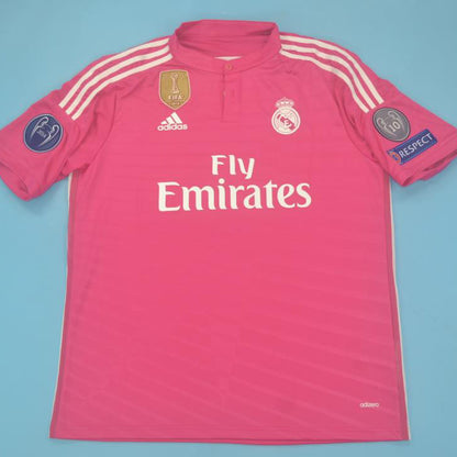 Jersey 2014/15 Real Madrid Visitante Manga corta Versión Fan Retro