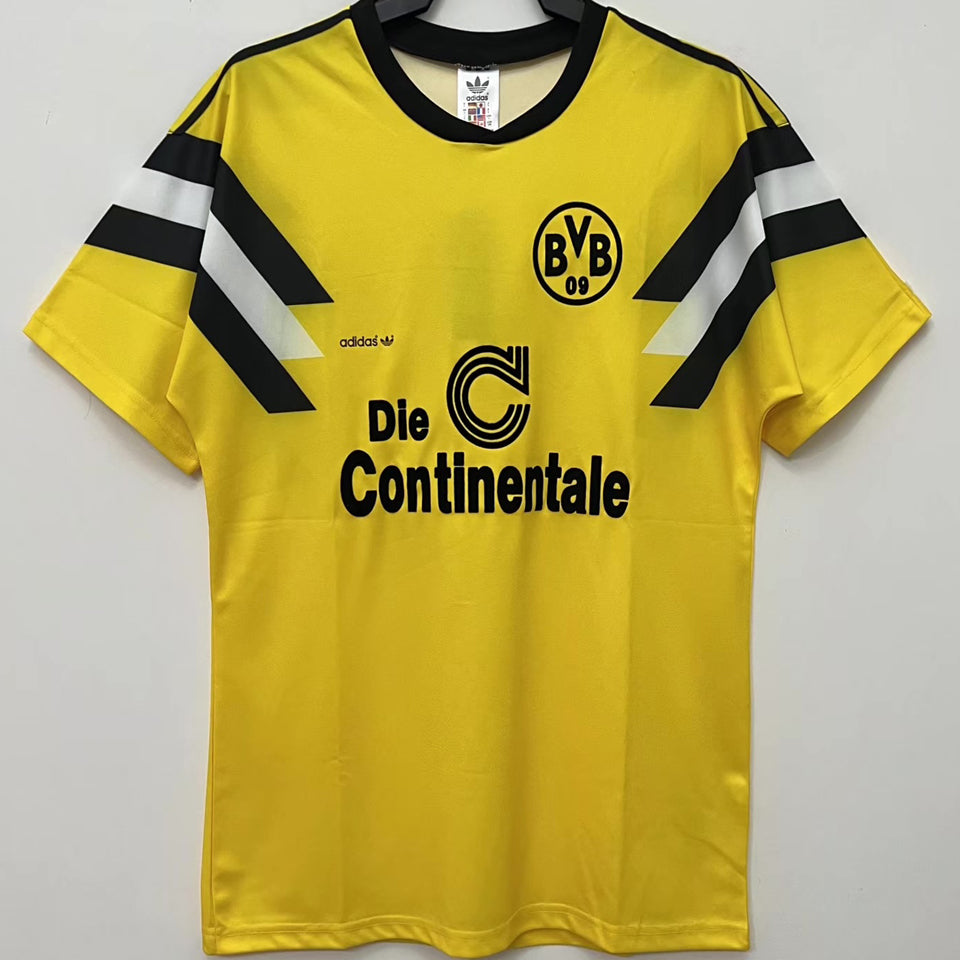 jersey 1989 borussia dortmund local manga corta versión fan retro