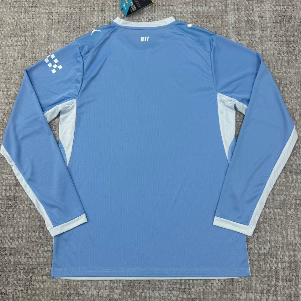 jersey 2026/27 manchester city local manga larga versión fan