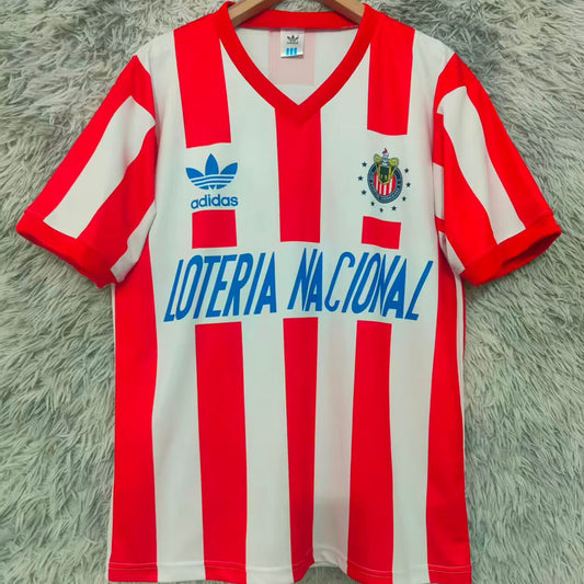 Jersey 1991/1992 Chivas Local Manga corta Versión Fan Retro