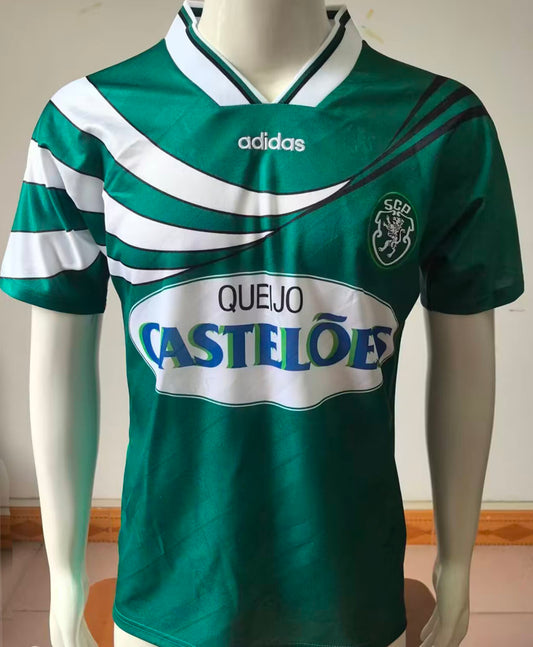 Jersey 1994/1995 Lisbon Local Manga corta Versión Fan Retro