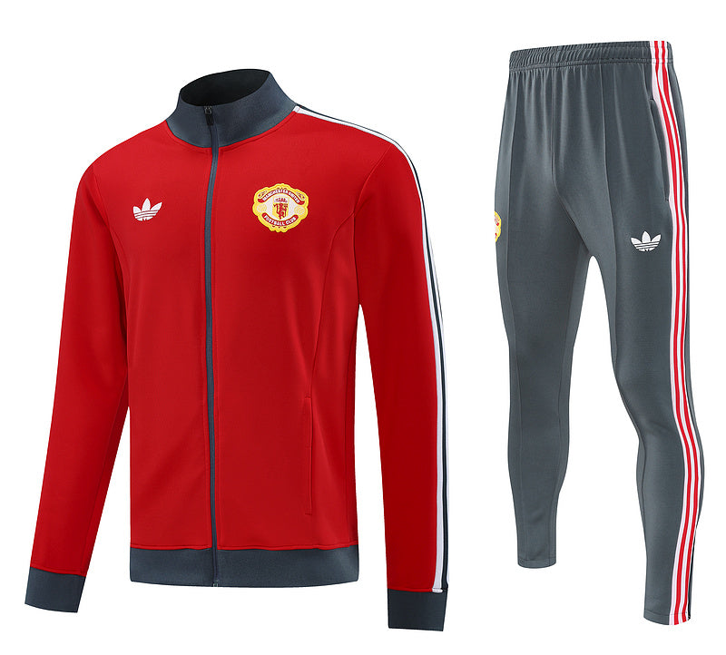 conjunto casual 2025 manchester united retro