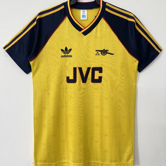 Jersey 1988/90 Arsenal Visitante Manga corta Versión Fan Retro